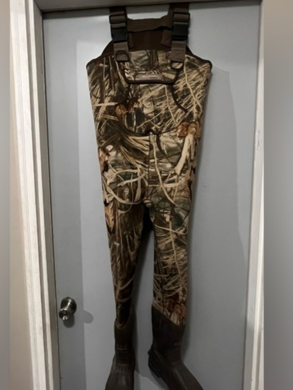 Mens Columbia PHG CAMO Waders, SHOE SIZE 9